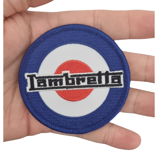 Lambretta MOD Target Embroidered Iron Sew On Patch