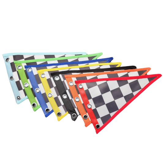 Pennant Flag Chequered for MOD Scooter Aerial/Antenna