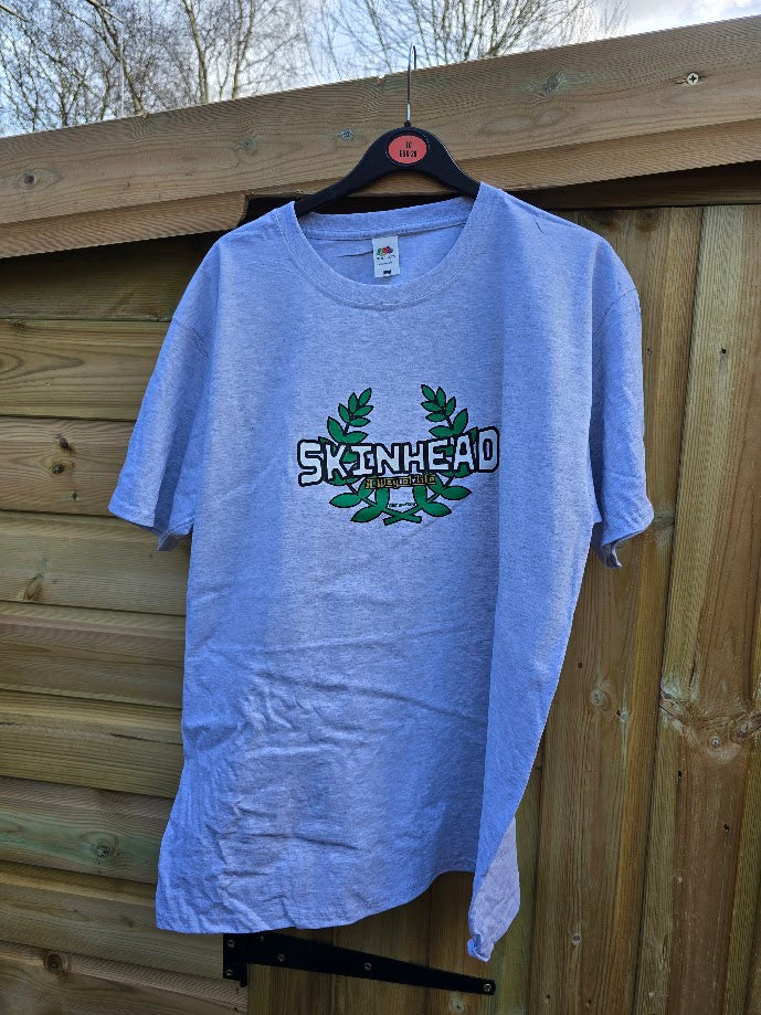 Skinhead A Way Of Life Laurel Green T-Shirt - SALE