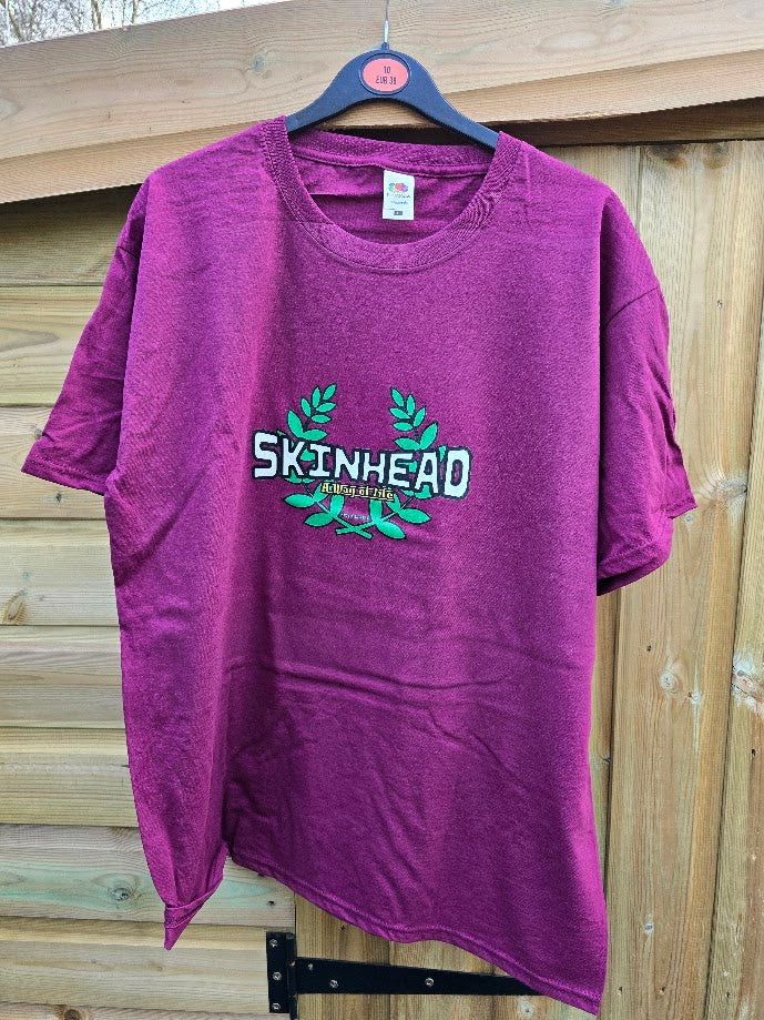 Skinhead A Way Of Life Laurel Green T-Shirt - SALE