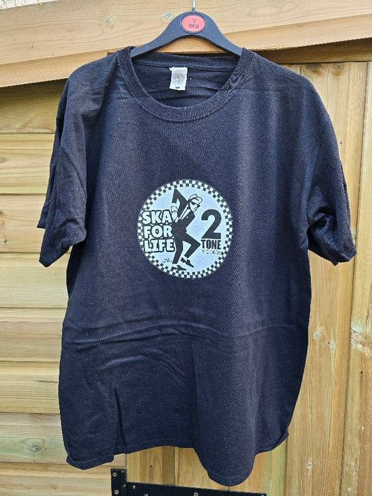 SKA For Life 2Tone Round T-Shirt - SALE