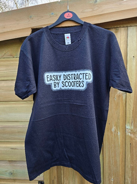 Easily Distracted By Scooters T-Shirt - SALE