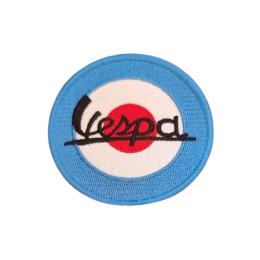 Vespa MOD Target Embroidered Iron Sew On Patch