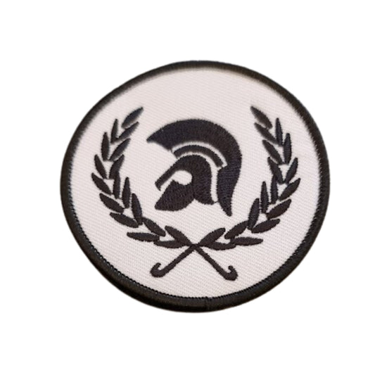 Trojan with Laurel Embroidered Iron Sew On Patch