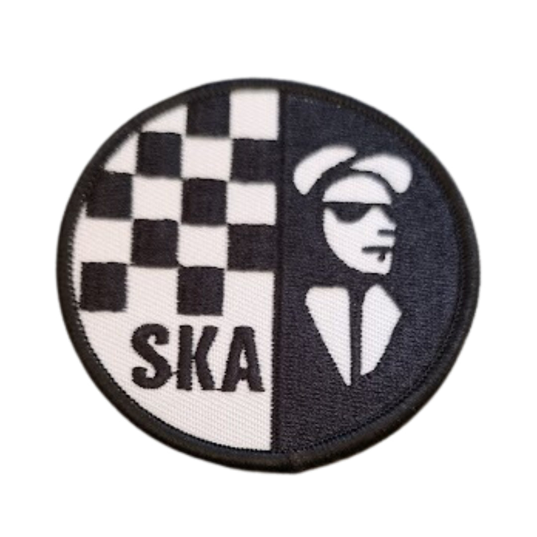 SKA 2Tone Embroidered Iron Sew On Patch