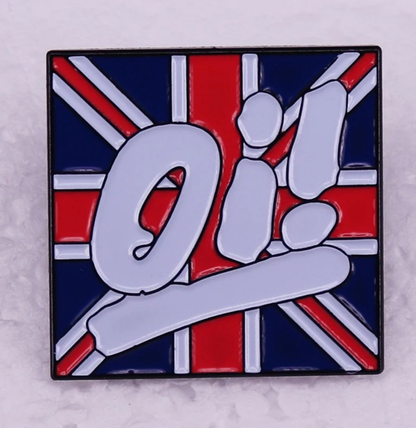 Oi! Spilla da bavero Union Jack SKA 25mm