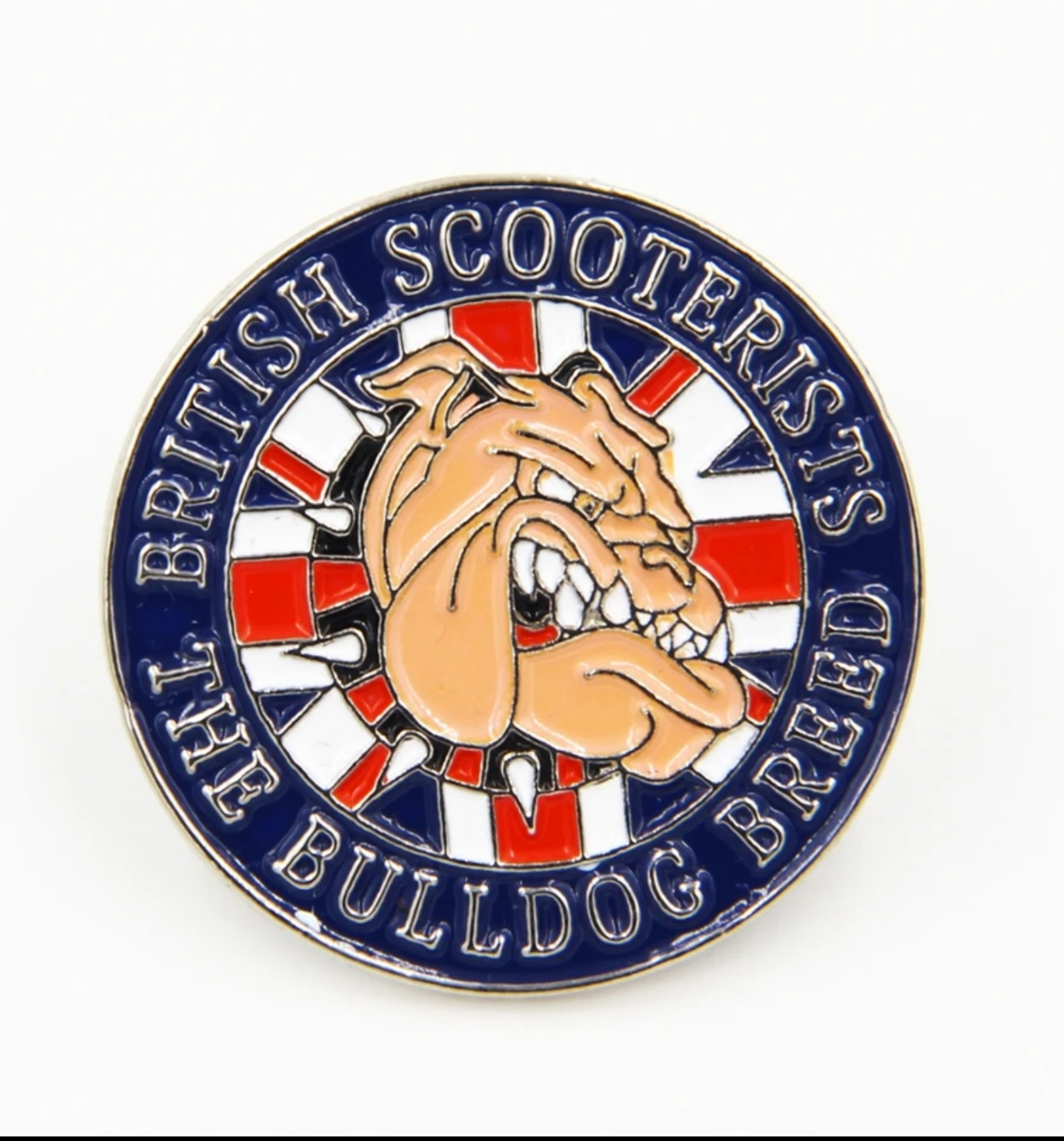 Spilla da bavero British Scooterists 25mm