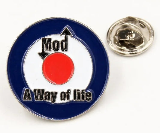 Mod - A Way Of Life Target Anstecknadel Abzeichen Mods Scooter