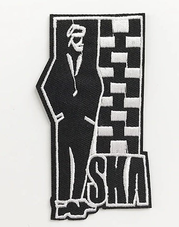 SKA Two Tone MOD Iron Sew On Patch