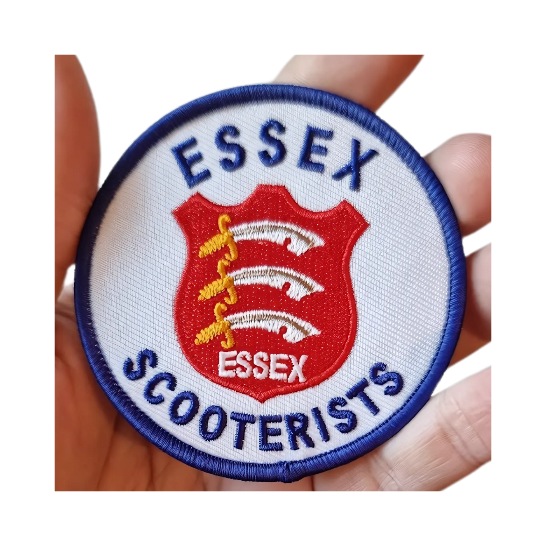 Essex Scooterists - Embroidered Iron Sew On Patch